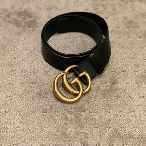 Gucci GG leather belt